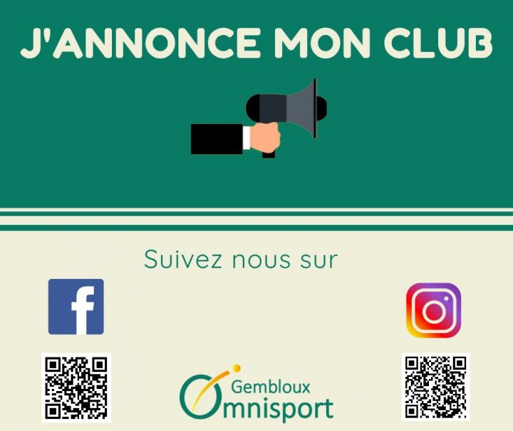 J’annonce mon club