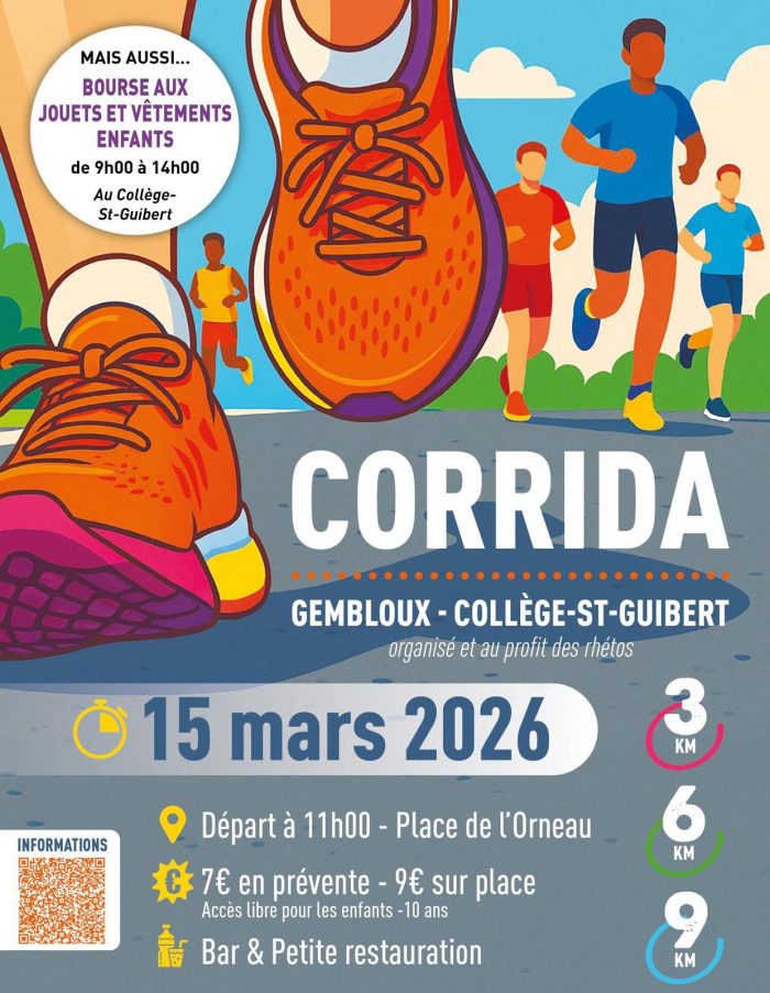 Corrida des Rhétos du Collège Saint Guibert